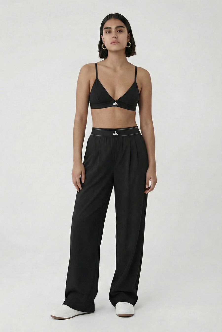 Wide-Leg Lounge Pants